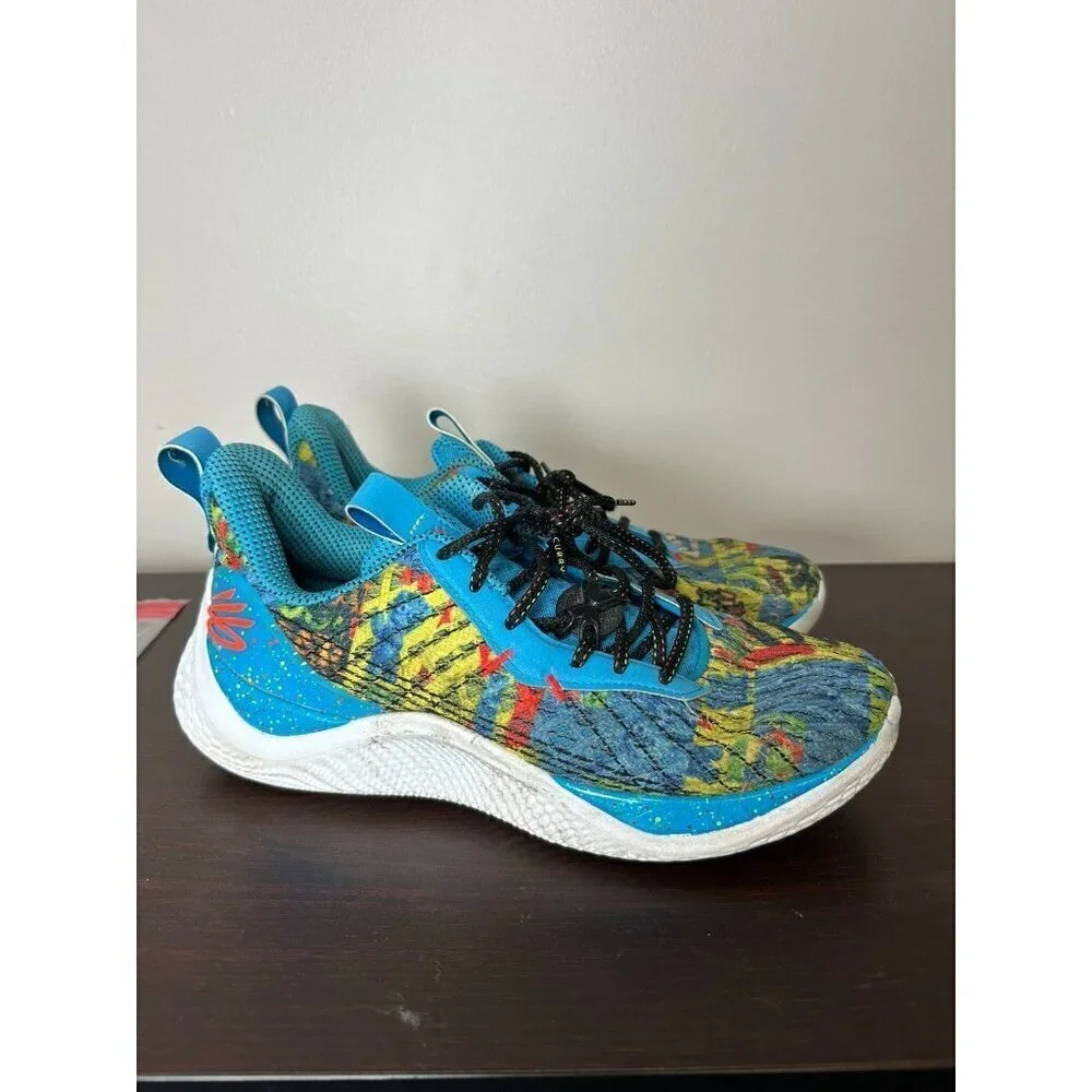Under Armour Curry Flow 10 Sour Patch Kids Shoes 3025622 Mens Size 10 - Picture 1 of 15